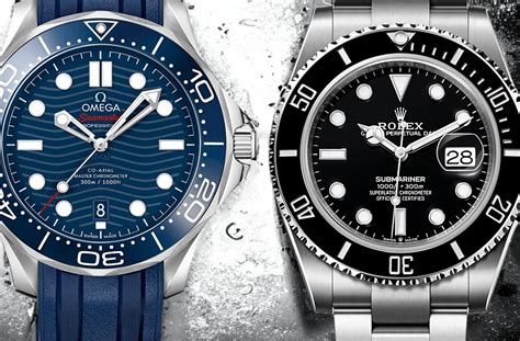 what's better omega or rolex|omega seamaster vs Rolex submariner.